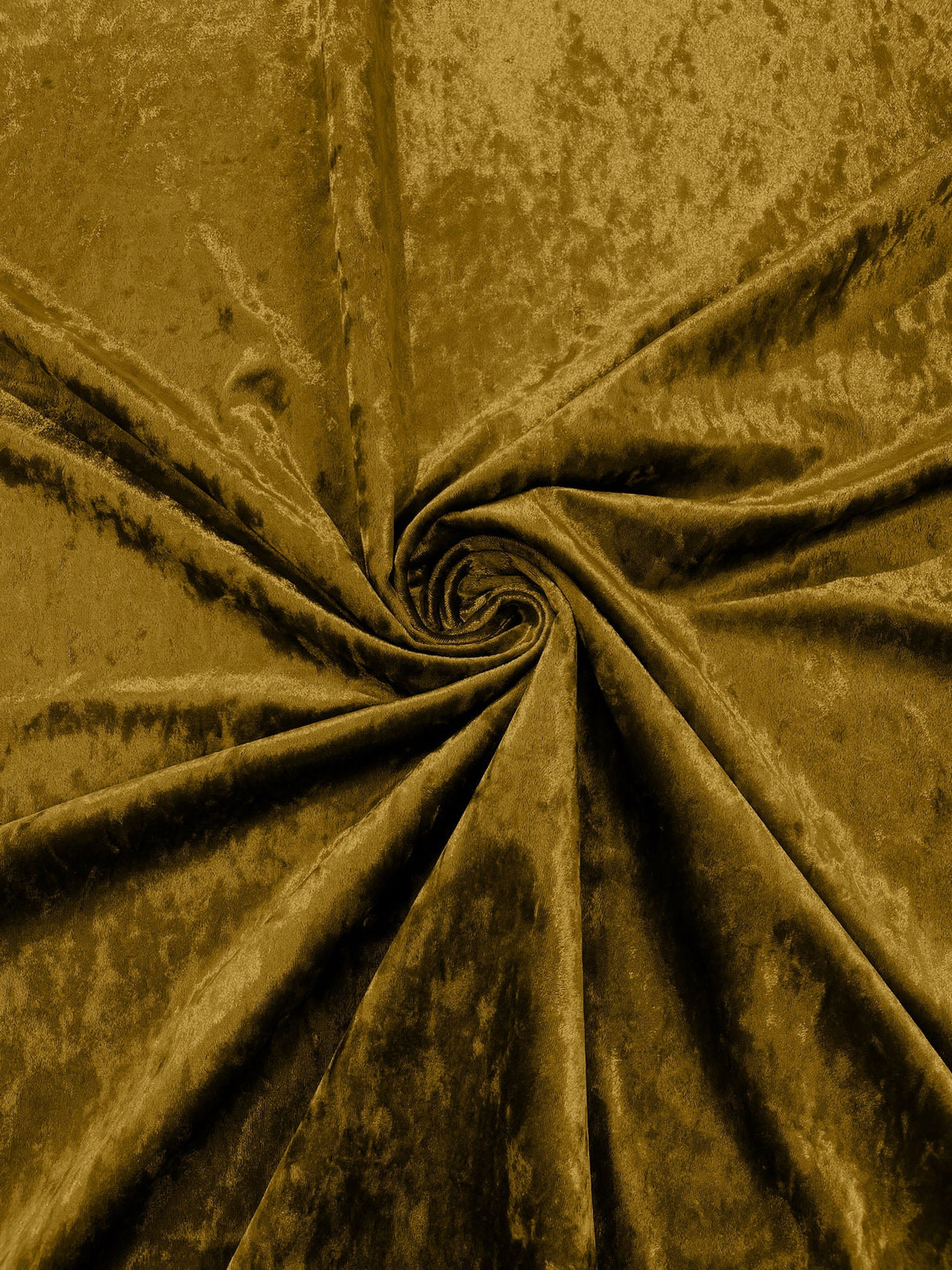Stretch Crushed Velvet Polyester Spandex Fabric - Solid, 58/62" Width (1 Yard)