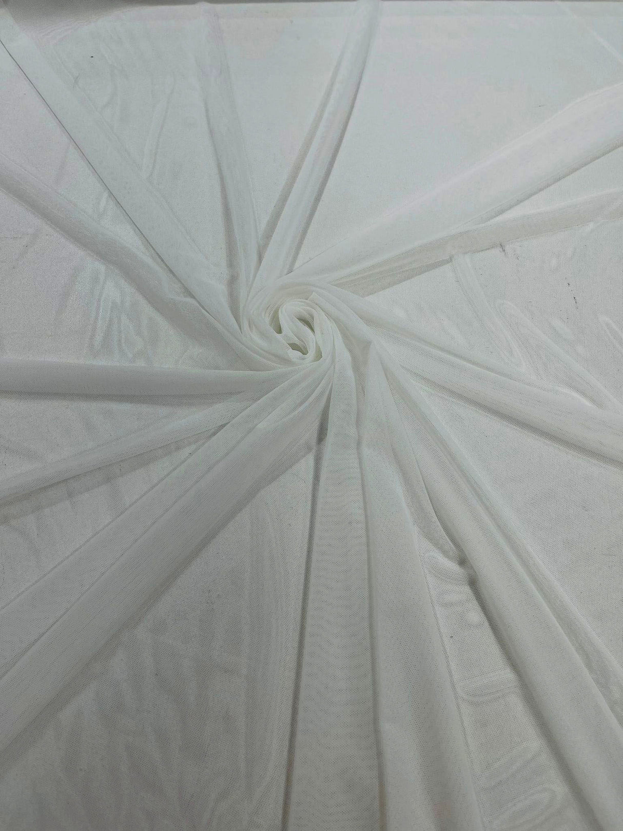 Stretch Power Mesh Nylon Spandex Fabric - Solid, 60" Width (1 Yard)