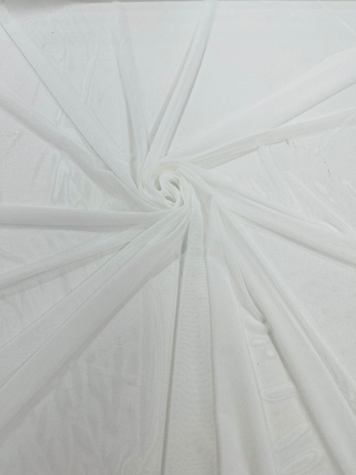 Stretch Power Mesh Nylon Spandex Fabric - Solid, 60" Width (1 Yard)