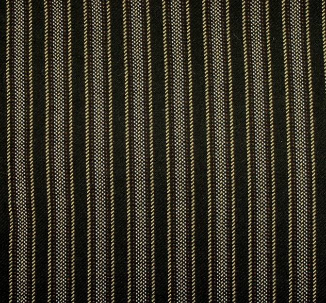 Stretch Stripe Poly/Rayon/Spandex Fabric - Black Stripe, 44/45" Width