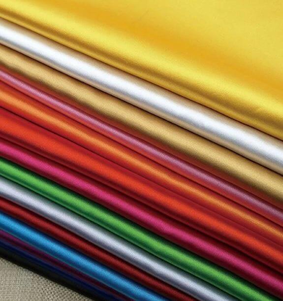 Stretch Charmeuse Satin Fabric - 96% Polyester 4% Spandex, Solid, 58/60" Width (Yards, Bolts, Sample Swatches)