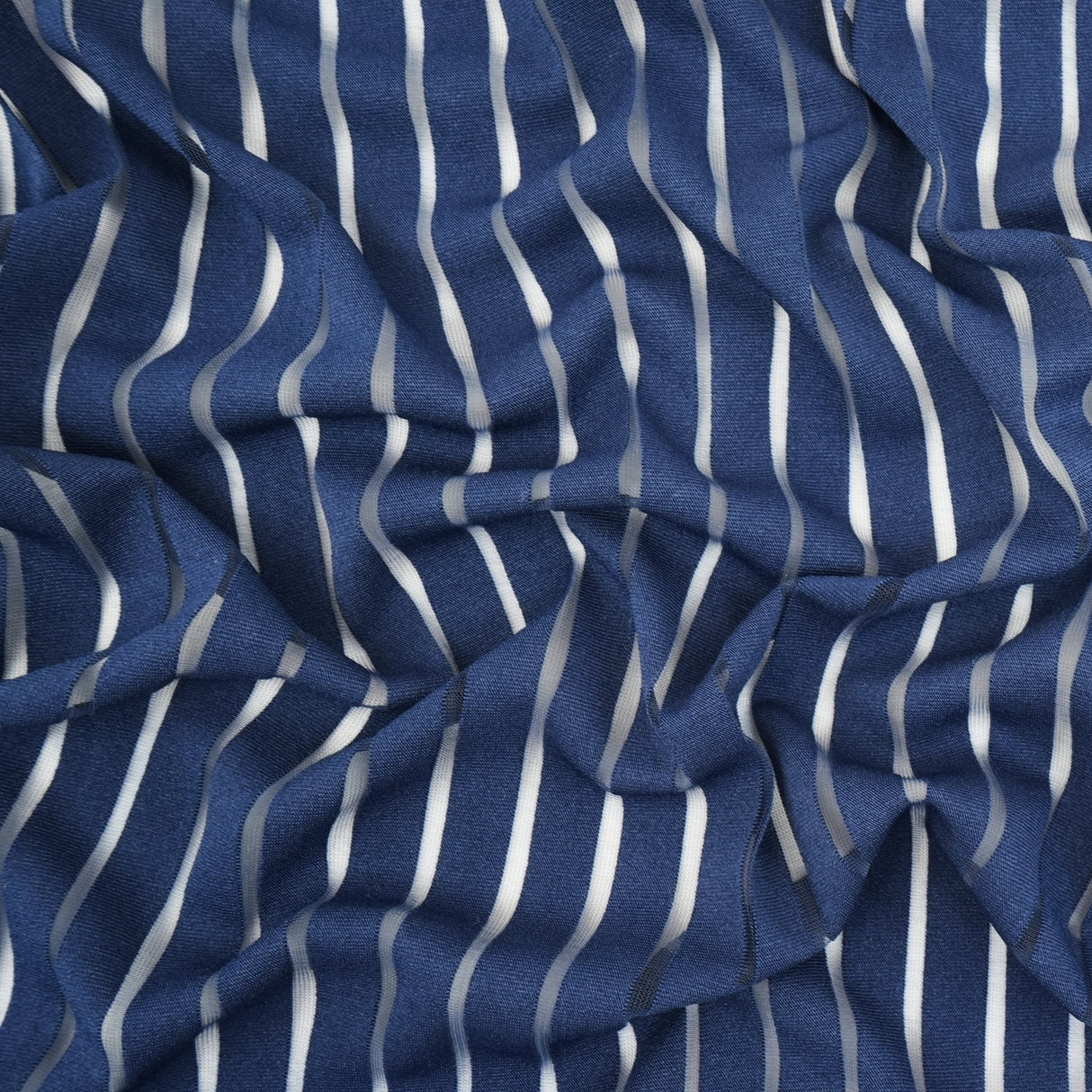 Striped Stretch Mesh Fabric