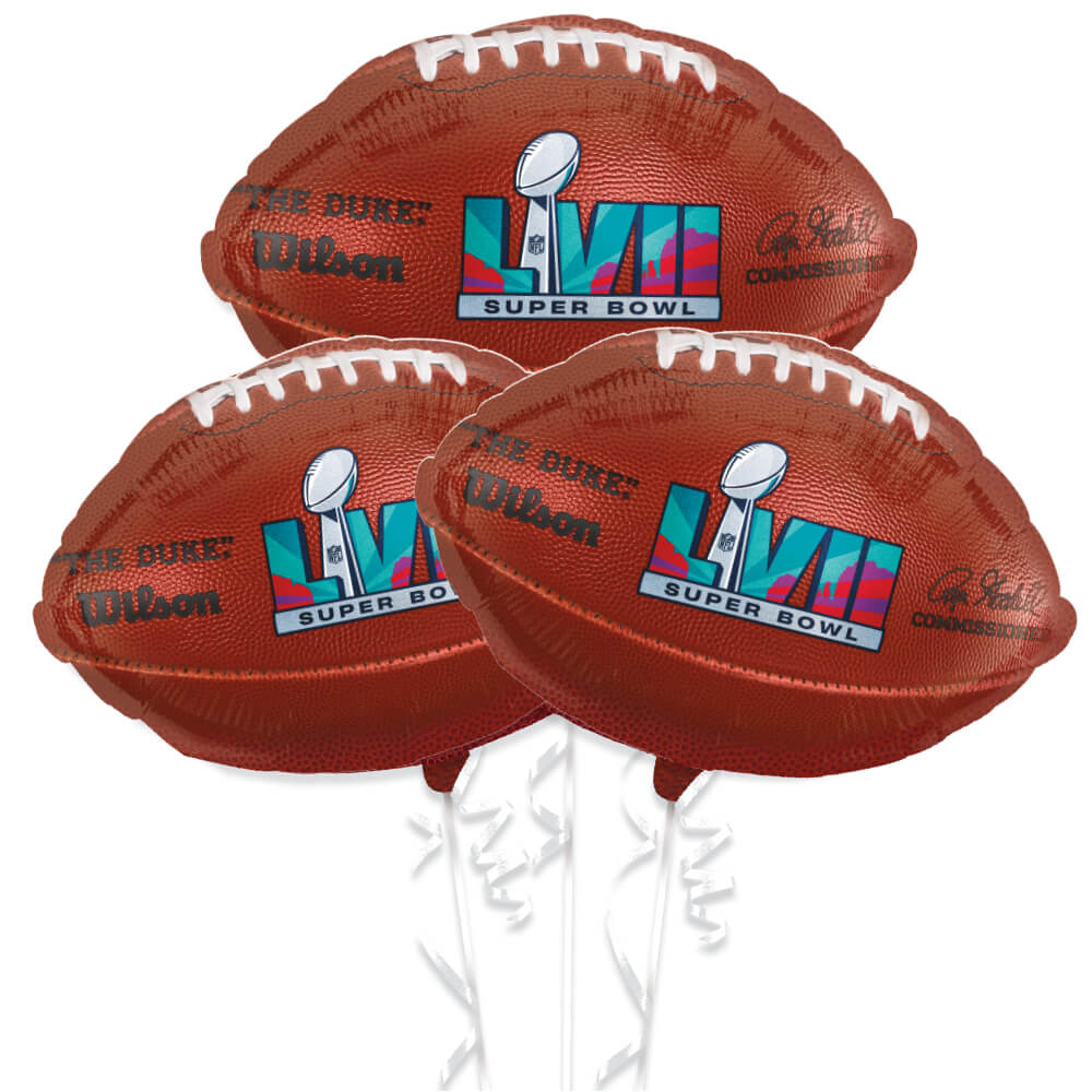 Football Balloon Bouquet Kit 18 Inch Super Bowl 57