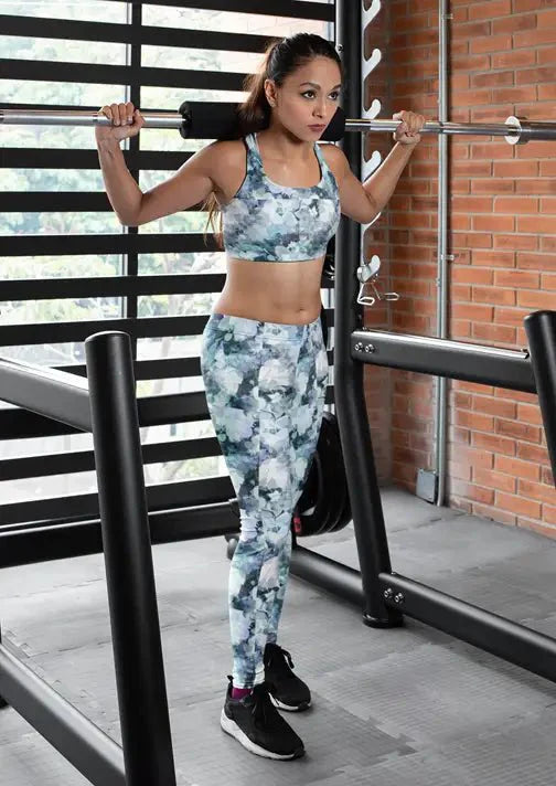 Printed Spandex Watercolor Floral