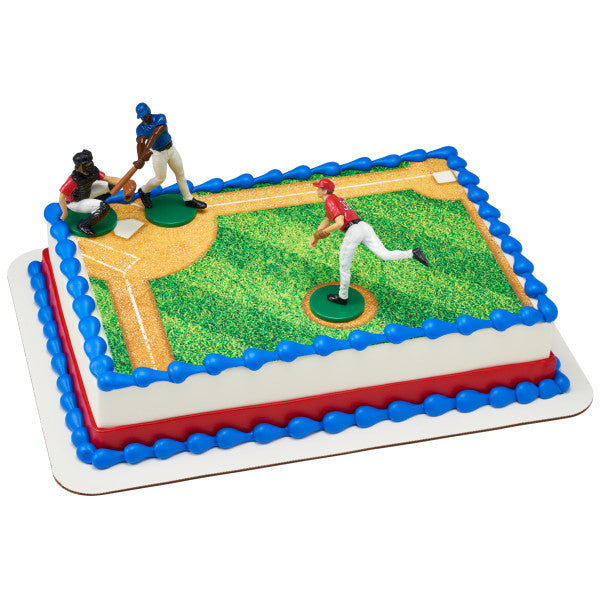 Baseball Players Cake Decorating Set – 3 Piece