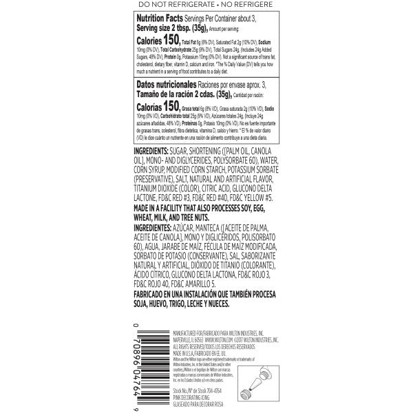 Wilton Pink Ready-to-Use Decorating Icing Tube – 4.25 oz.