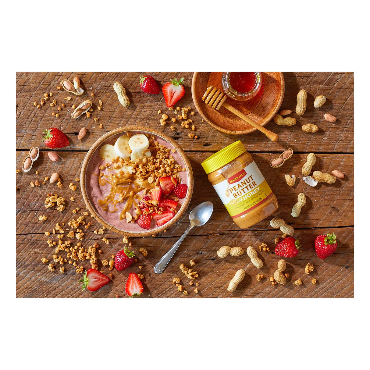 মধুর সাথে পিনাট বাটার ১৬ আউন্স ক্রিমি এবং মিষ্টি