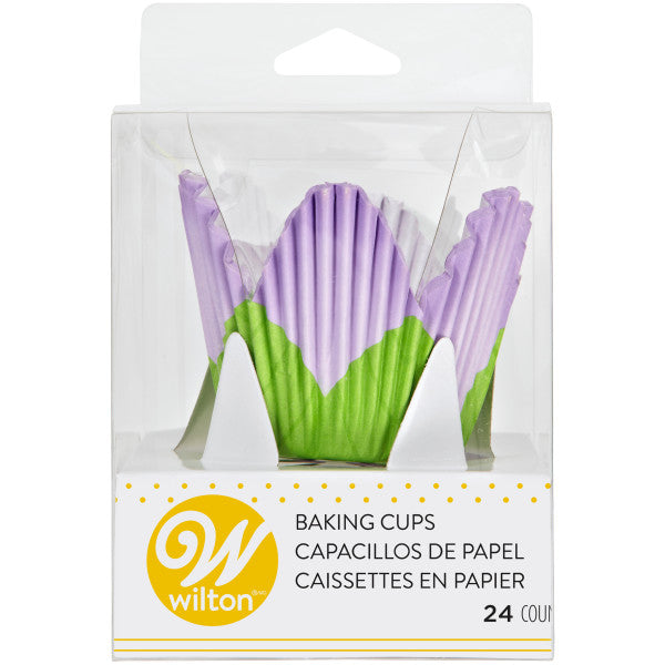 Wilton Lavender Petal Cupcake Liners, 24-Count