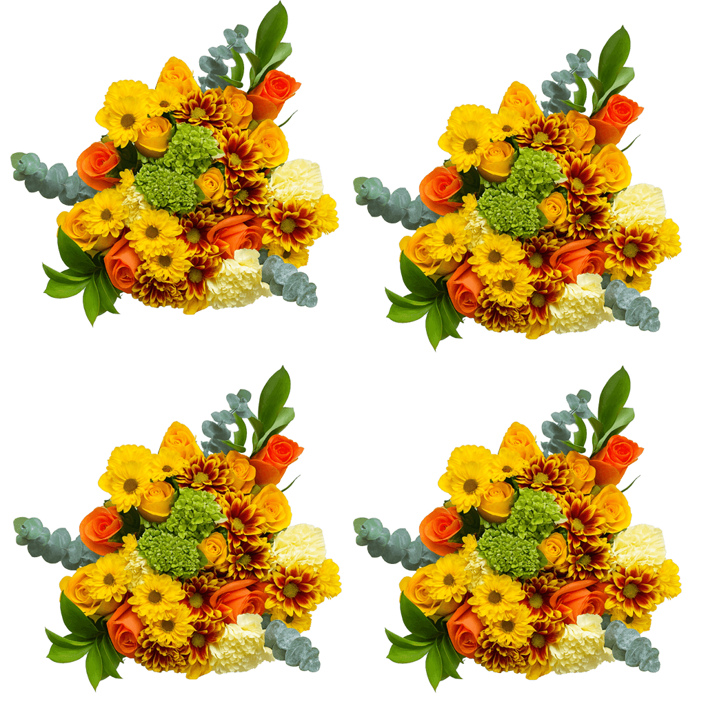 7 Thanks Flower Bouquets Fresh Thanksgiving Arrangement Set