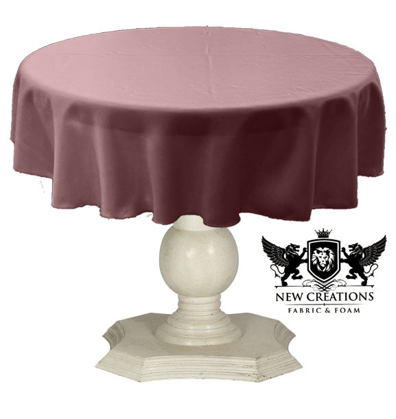 Dull Bridal Satin Fabric - Solid Color, 48" Round (1 Piece)