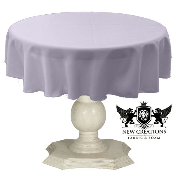 Dull Bridal Satin Fabric - Solid Color, 48" Round (1 Piece)