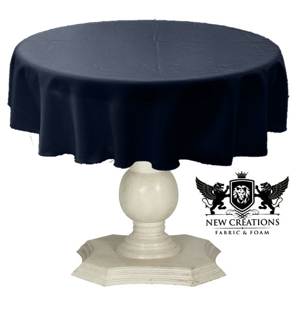 Dull Bridal Satin Fabric - Solid Color, 48" Round (1 Piece)