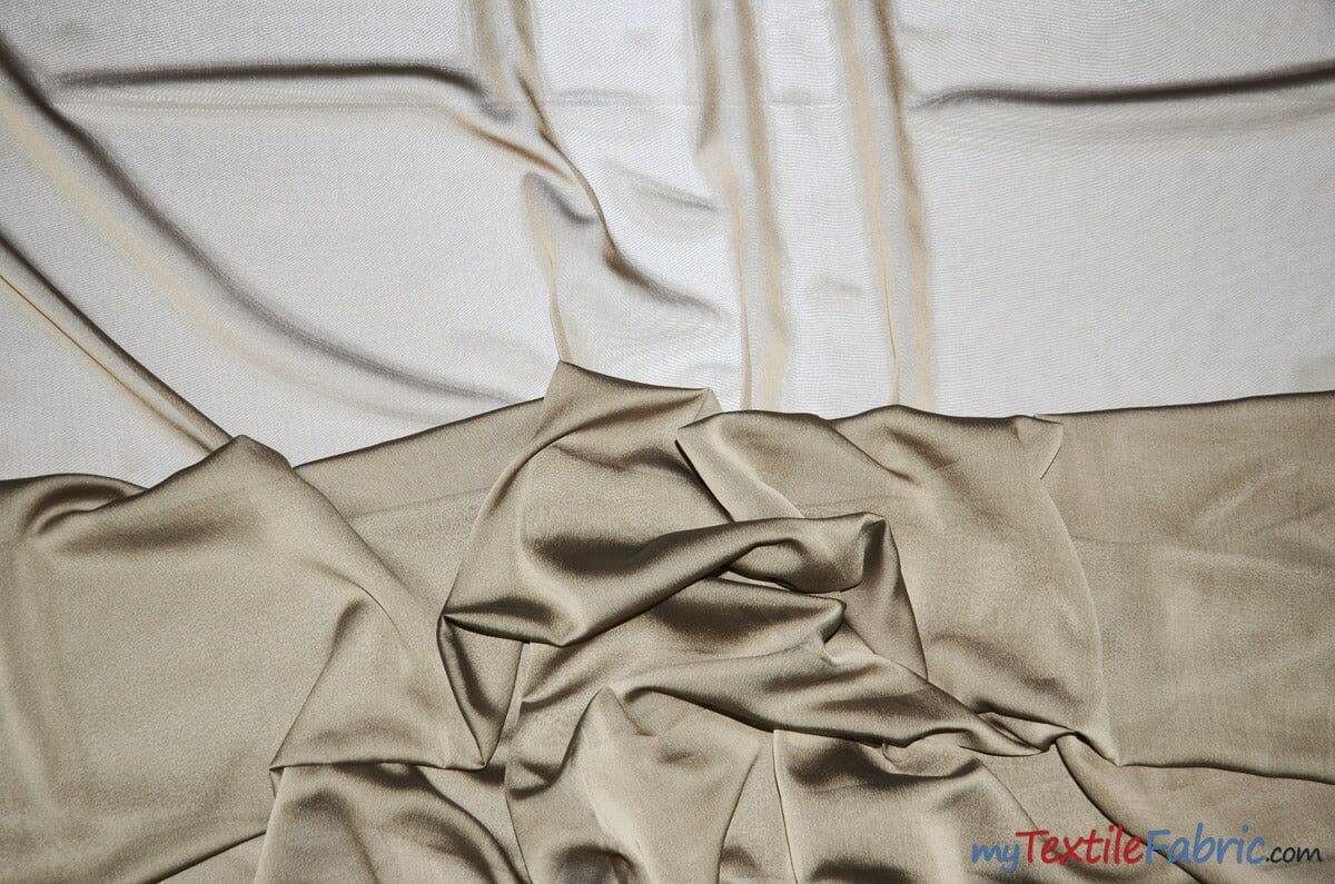 Two Tone Chiffon Polyester Fabric - Iridescent Sheer, 58/60" Width, Multiple Colors (Yards, Bolts, Sample Swatch)