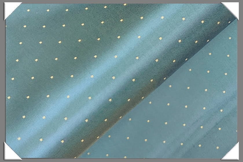 Polka Dot Lining Rayon Poly Fabric - Iridescent Polka Dot, 58" Width