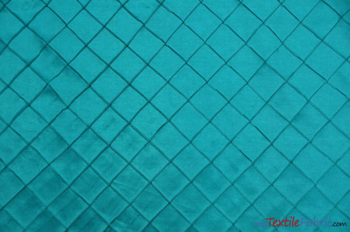 Pintuck 2X2 Taffeta Fabric - Diamond Pattern, 54" Width, Multiple Colors (1 Yard)