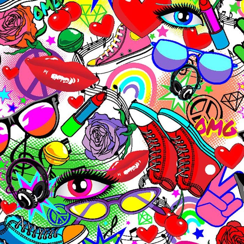 Printed Spandex Teen Pattern Fabric
