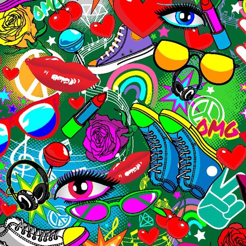 Printed Spandex Teen Pattern Fabric