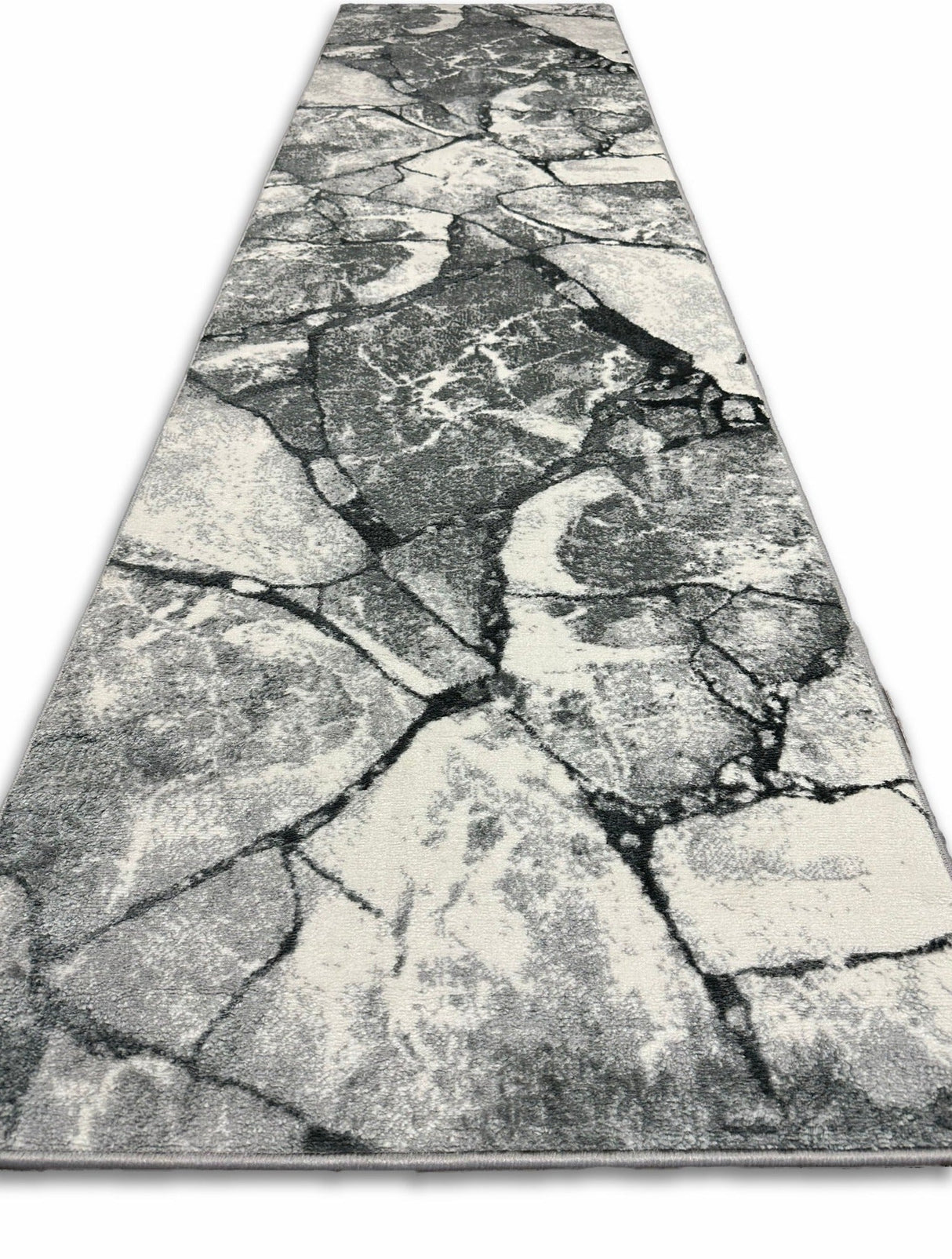 Tess 911 Gray Polyester Area Rug - Gray, TES911 Gray (5' 3" X 7' 4")
