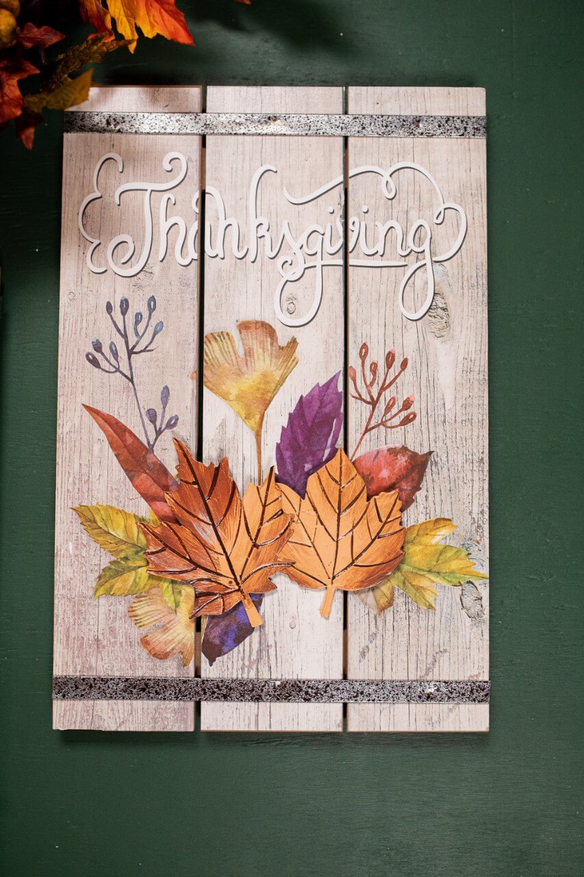 Thanksgiving Greeting Sign
