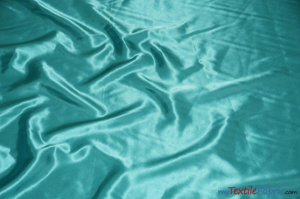 Silky Soft Medium Satin Polyester Fabric - Solid, 58/60" Width (70 Yard Bolt)