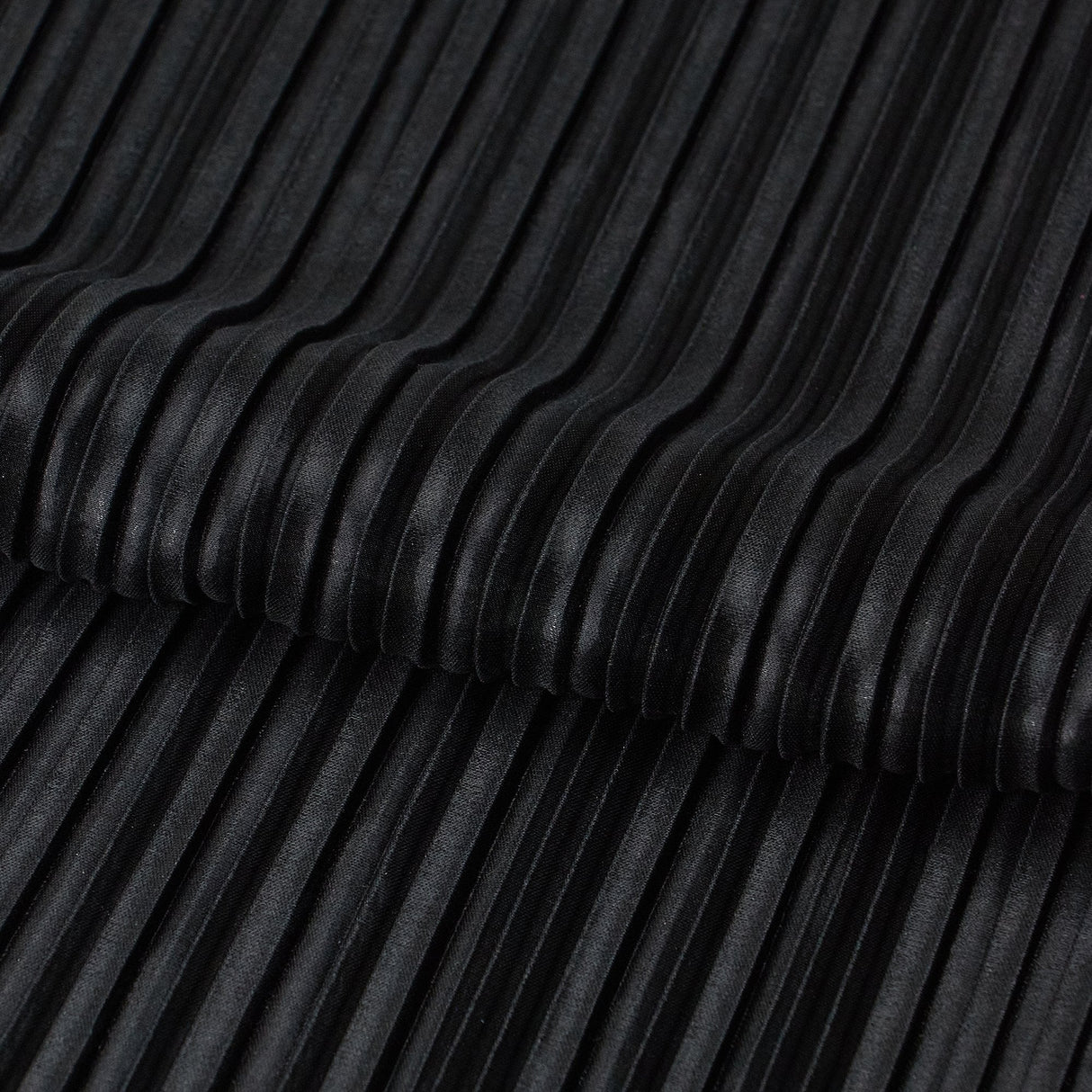 Titanium Pleated Polyester Fabric - Black/Purple, Black/Lavender, Black/Turq, Black/Copper, Black/Green, Black/Burgundy, Black/Royal, Black/Pink, Black/Olive, Black/Black, 58/60" Width (1 Yard)