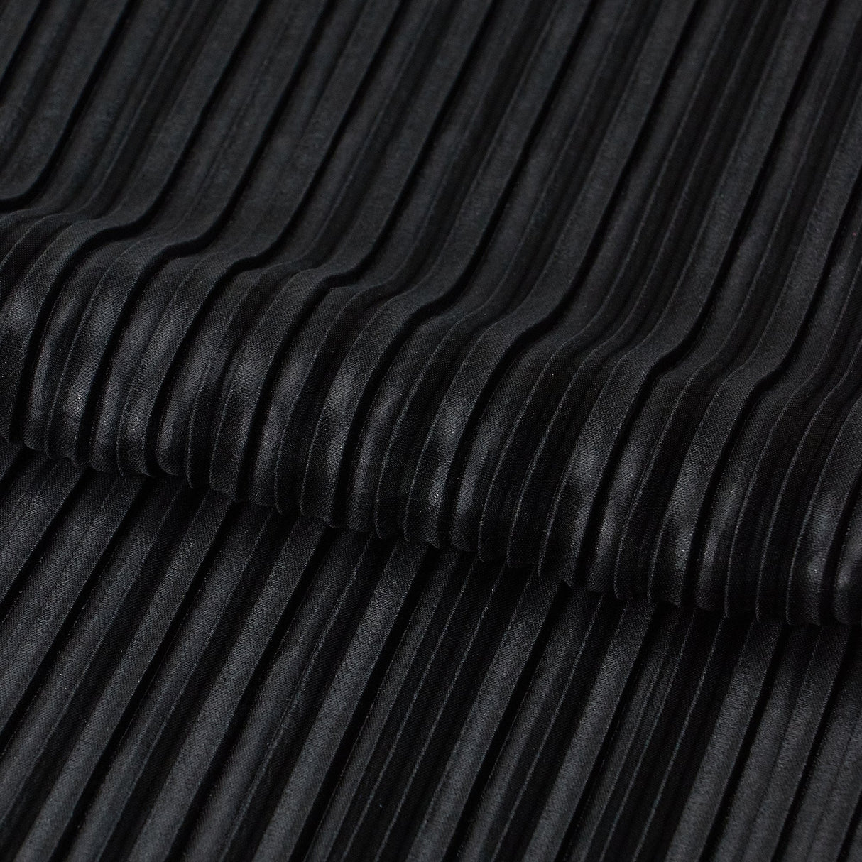Pleated Polyester Fabric Titanium
