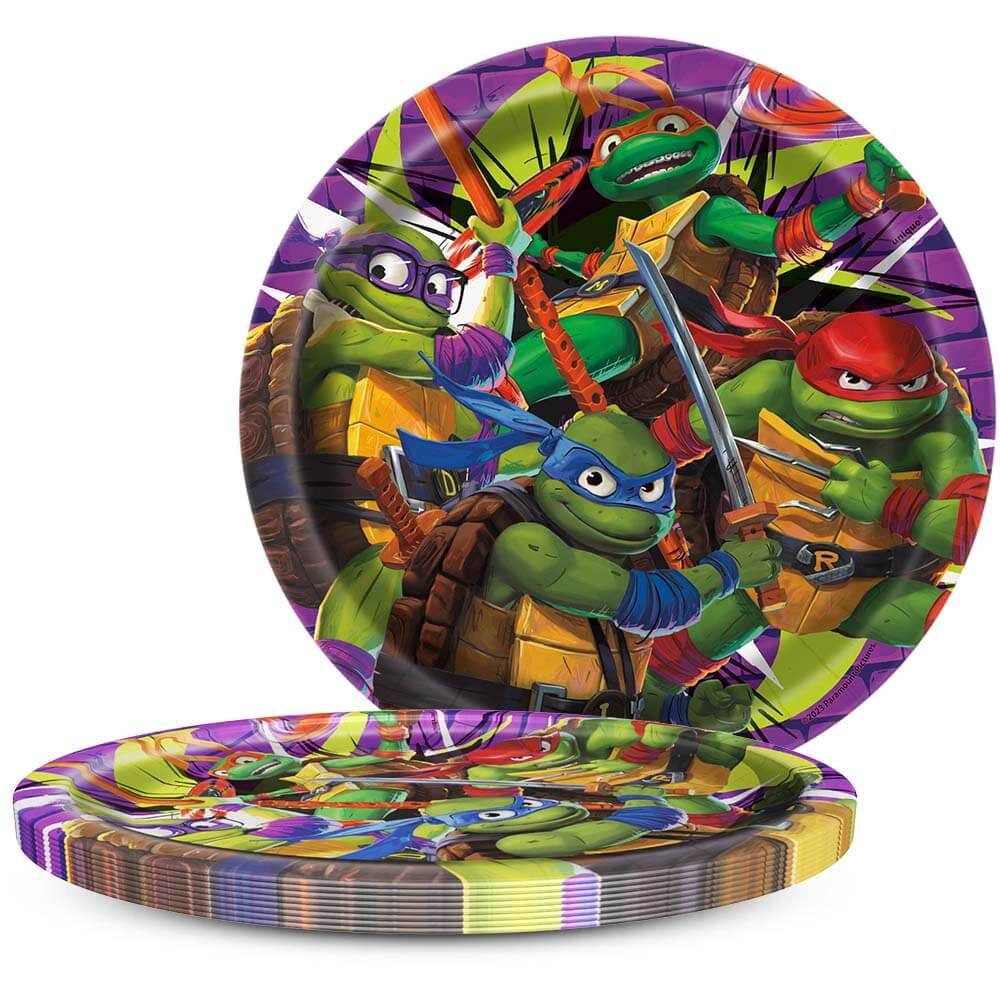 TMNT Party Supplies Kit Serves 8