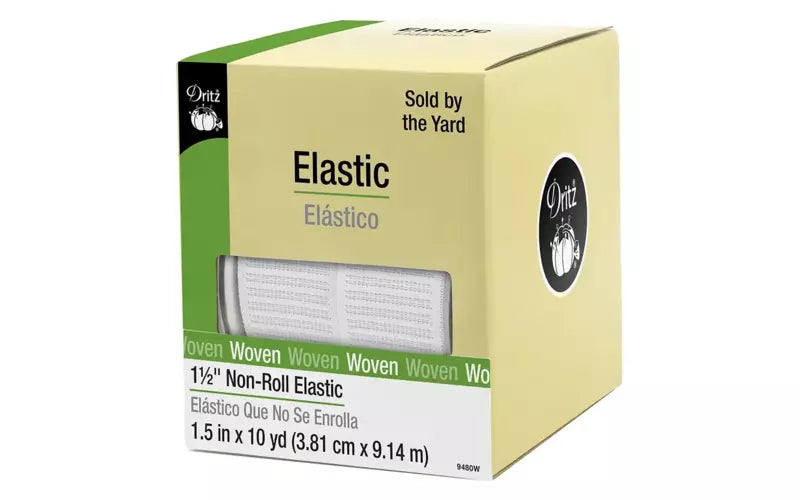 Non-Roll Woven Elastic Durable Elastic for Waistbands & Sewing Projects - Small Roll