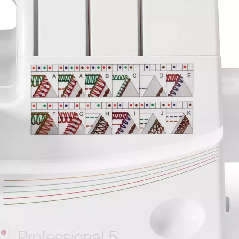 Singer Professional 5 Serger Heavy-Duty Cover Stitch Machine - 2 to 5 Threads