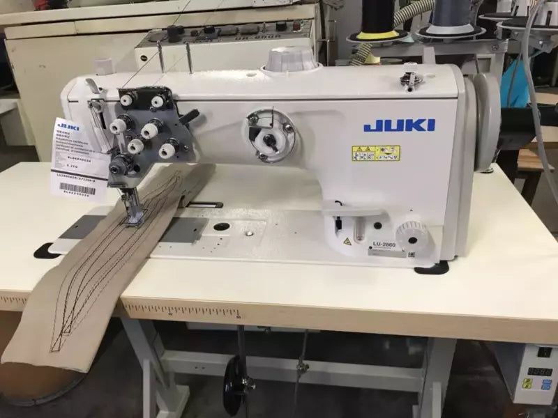 Industrial Sewing Machine JUKI LU-2860 Unison Feed Walking Foot - 2 Needle Lockstitch