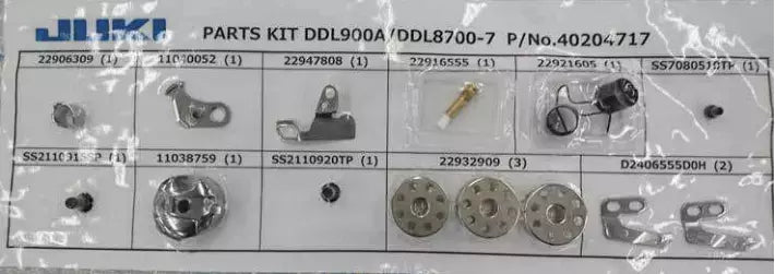 JUKI DDL-8700-7 / DDL-900A Spare Parts Kit - Professional Sewing Machine