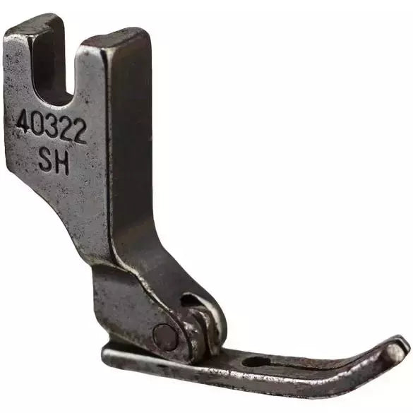 Zipper Presser Foot Split Hinged High Shank for Industrial Lockstitch Machines - 40322SH