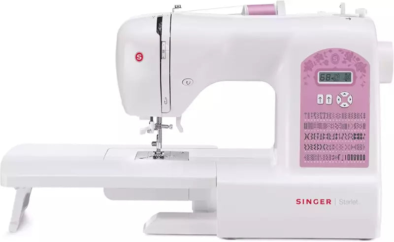 Singer 6699 Starlet Sewing Machine 100-Stitch LCD - Quilting & Buttonholes
