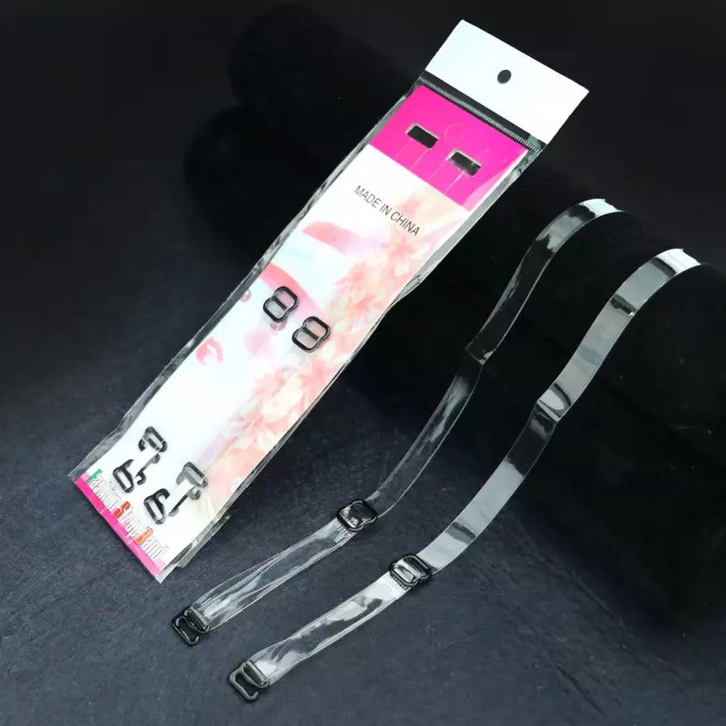 Invisible Clear Bra Straps Soft Silicone Replacement for Removable Bras - 10mm