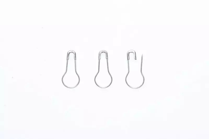Bulb Safety Pins Heavy-Duty 22mm x 0.65mm - Gold, Silver, Black