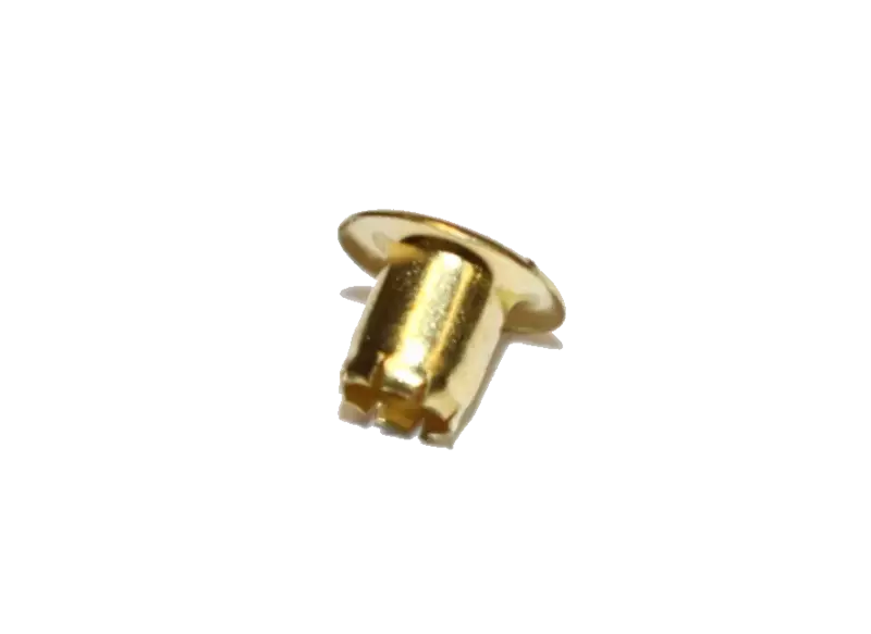 Grommets Extra Long Neck Heavy-Duty with Washers for Fabric and Leather - Brass/Nickel