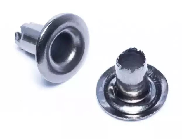 Small Eyelets Self-Backing Serrated for Crafts, Signs & Fabric - 1/16" to 1/4"
