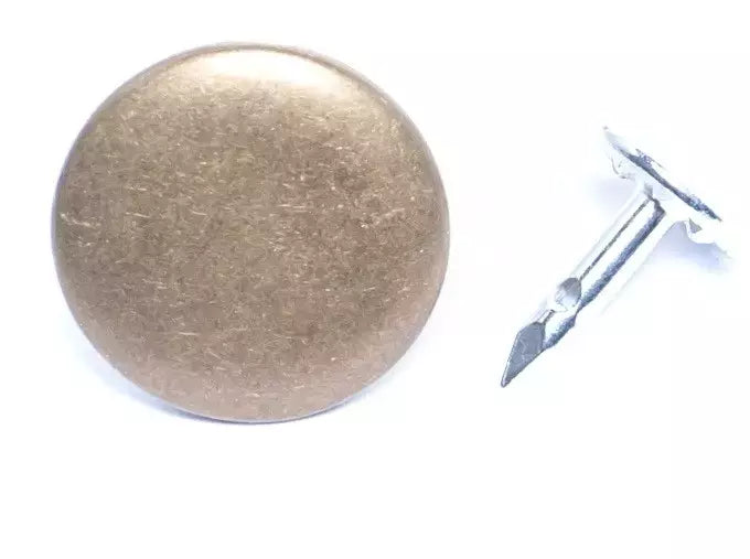 Jean Button Rivets Plain Face Durable Finish for Jeans & Leather - 100 Sets