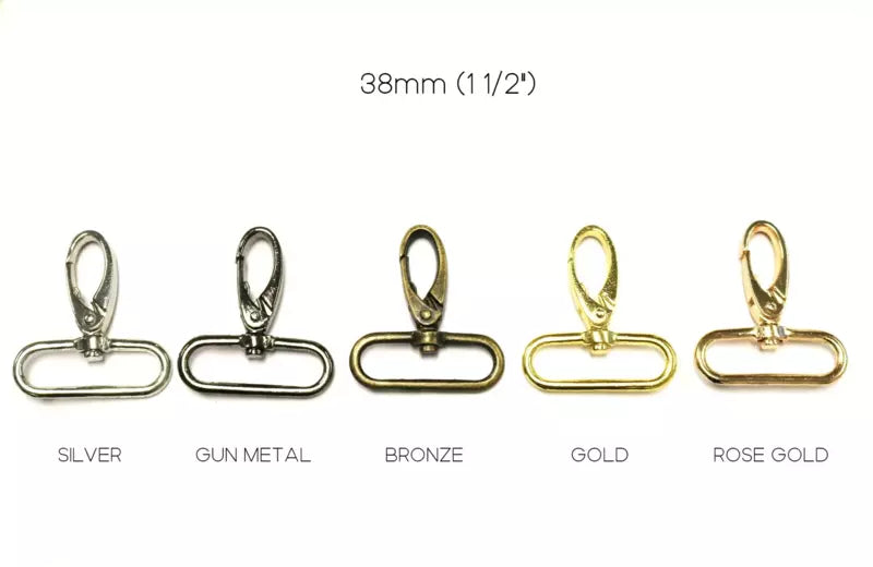 Swivel Snap Hook Alloy Hardware Durable for Bags & Purses - Egg Shaped