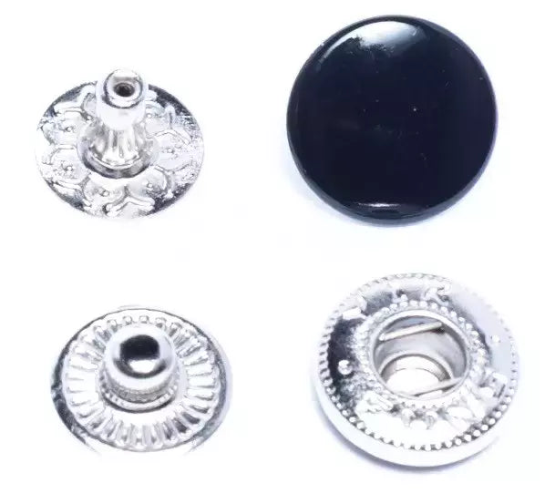 Spring Snaps Iron Durable for Garments & Lightweight Fabrics - 10mm to 15mm