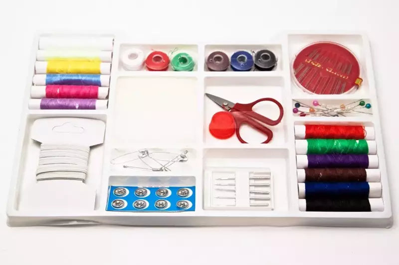 Sewing Kit Beginner Hand & Machine Sewing Supplies Set - 10 x 6-1/2 in