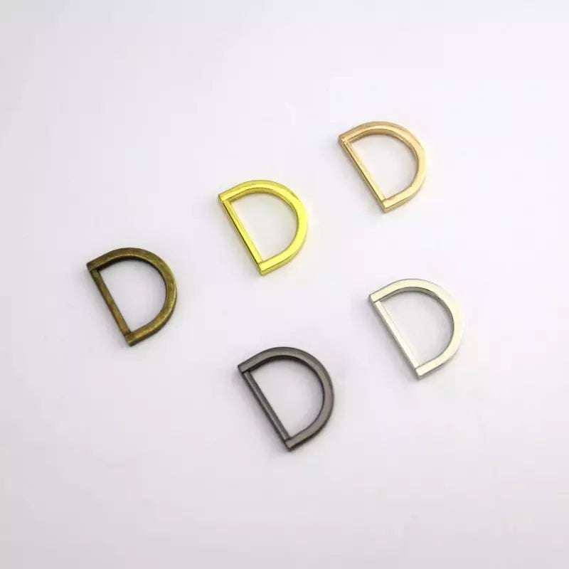 D-Ring Metal Flat Cast Heavy-Duty for Bags & Leather - 19MM to 50MM