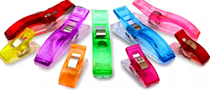 Wonder Craft Clips Precision Fabric Clips for Sewing - Assorted Sizes
