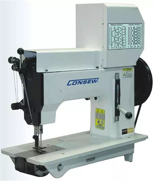 Industrial Sewing Machine Extra Heavy-Duty Lockstitch for Ornamental Stitching - Consew 2040-DSM