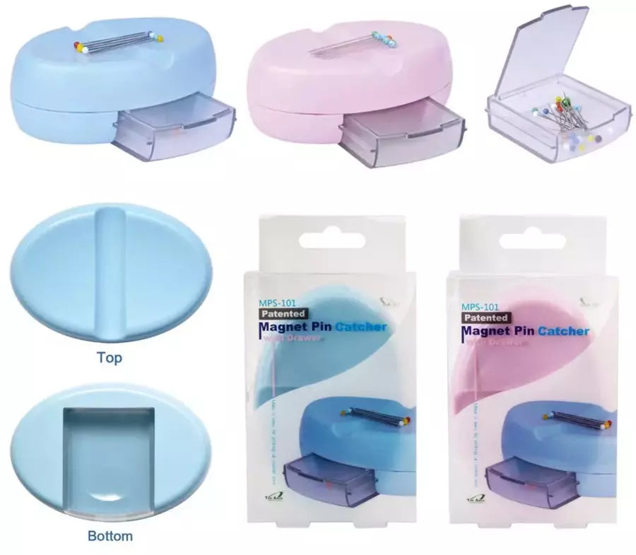 Magnetic Pin Catcher Lidded Storage with 25 Ball Pins