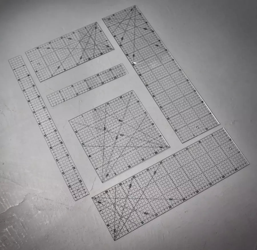Quilting Patchwork Acrylic Ruler Precision for Rotary Cutting - 3 mm