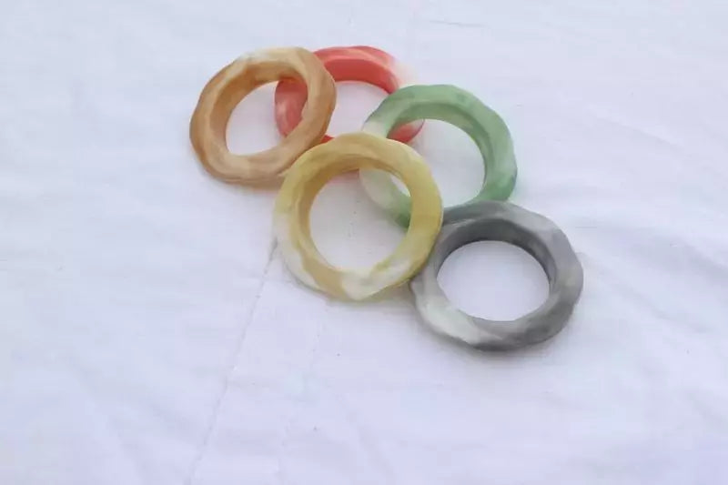 Curtain Grommet Covers Plastic Flower Shape for 1" Rod - Multi Color