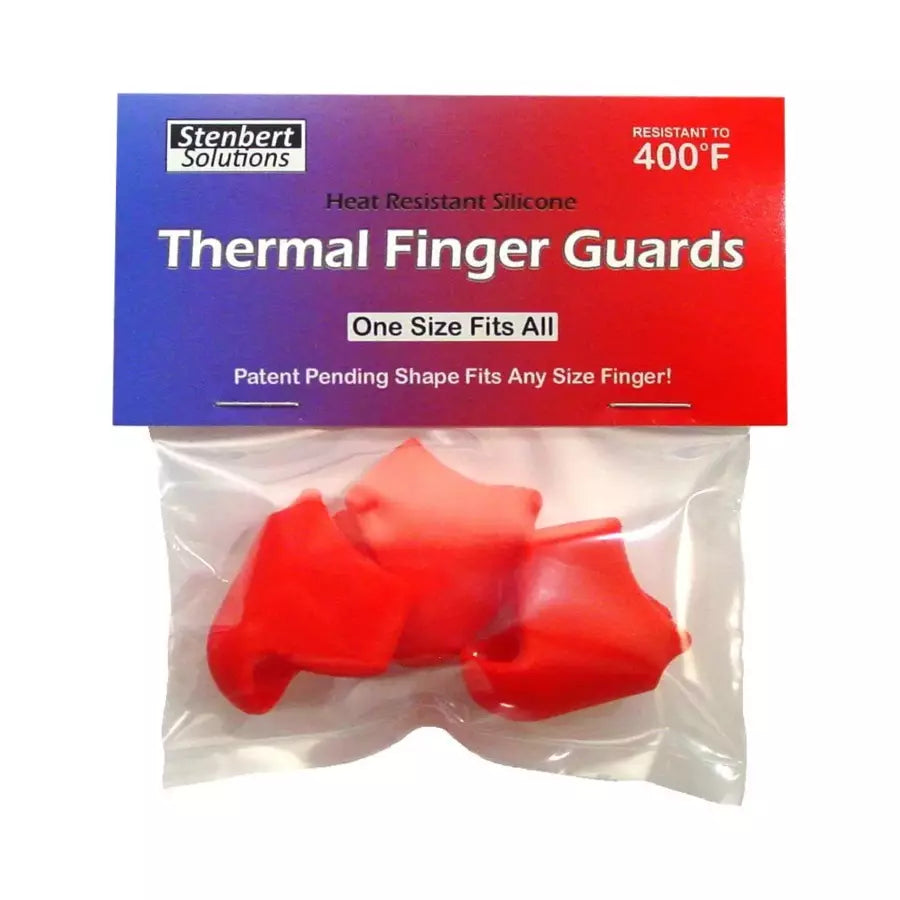 Thermal Silicone Finger Guards Heat-Resistant for Sewing & Craft Use - 400°F