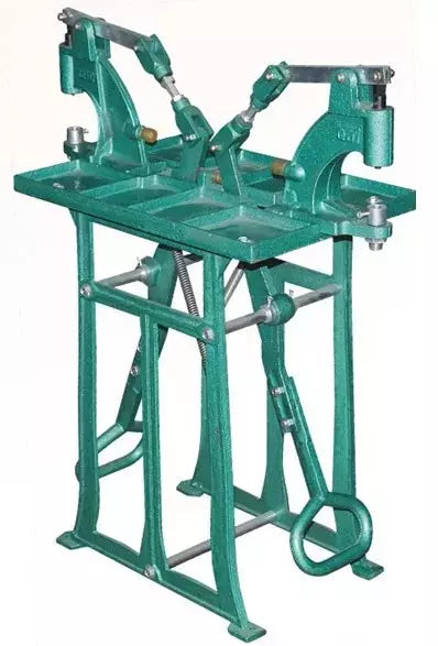Industrial Two-Station Foot Press for Grommets, Snaps & Rivets - With Stand