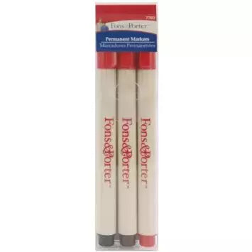 Fabric Markers Fine Tip Permanent for Sewing & Quilting - 0.5mm